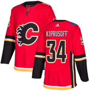 Kinder Calgary Flames Eishockey Trikot Miikka Kiprusoff #34 Authentic Rot Heim